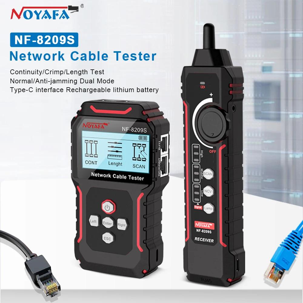 NOYAFA NF-8209S traqueur de câble réseau testeur de mesure Lan outils réseau affichage LCD mesure lo