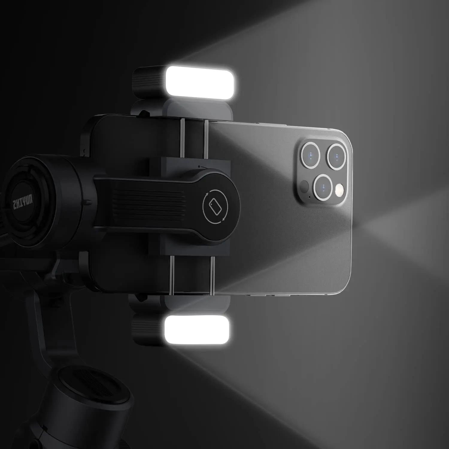 Zhiyun – Mini lumière de remplissage magnétique LED pour Smartphone, pour Smooth 5 Smooth 5s 3 axes,