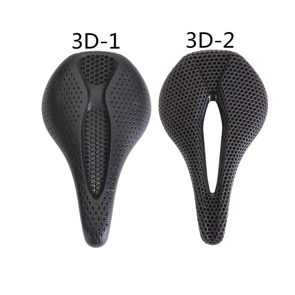 BALUGOE-Selle de vélo en carbone imprimée en 3D, siège de VTT confortable, coussin en accent d'abeil