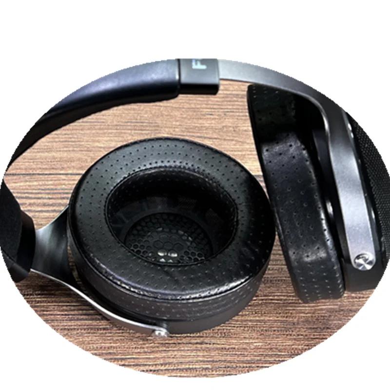 Oreillettes perforées en cuir de mouton pour écouteurs, remplacement en peau d'agneau, Focal CLEAR M
