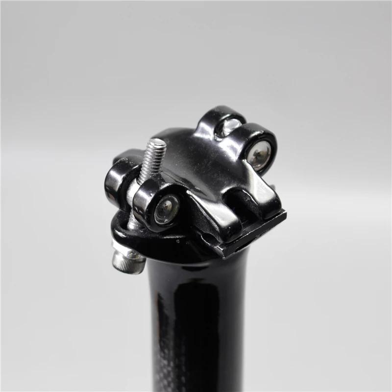 Tige de selle de vélo de montagne en Fiber de carbone, Tube de selle de vélo de route, pièces de cyc