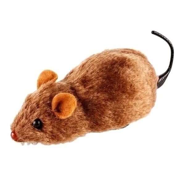 1 pièces drôle réaliste en peluche souris course Rat jouet pour chats chiens animaux enfants couleur