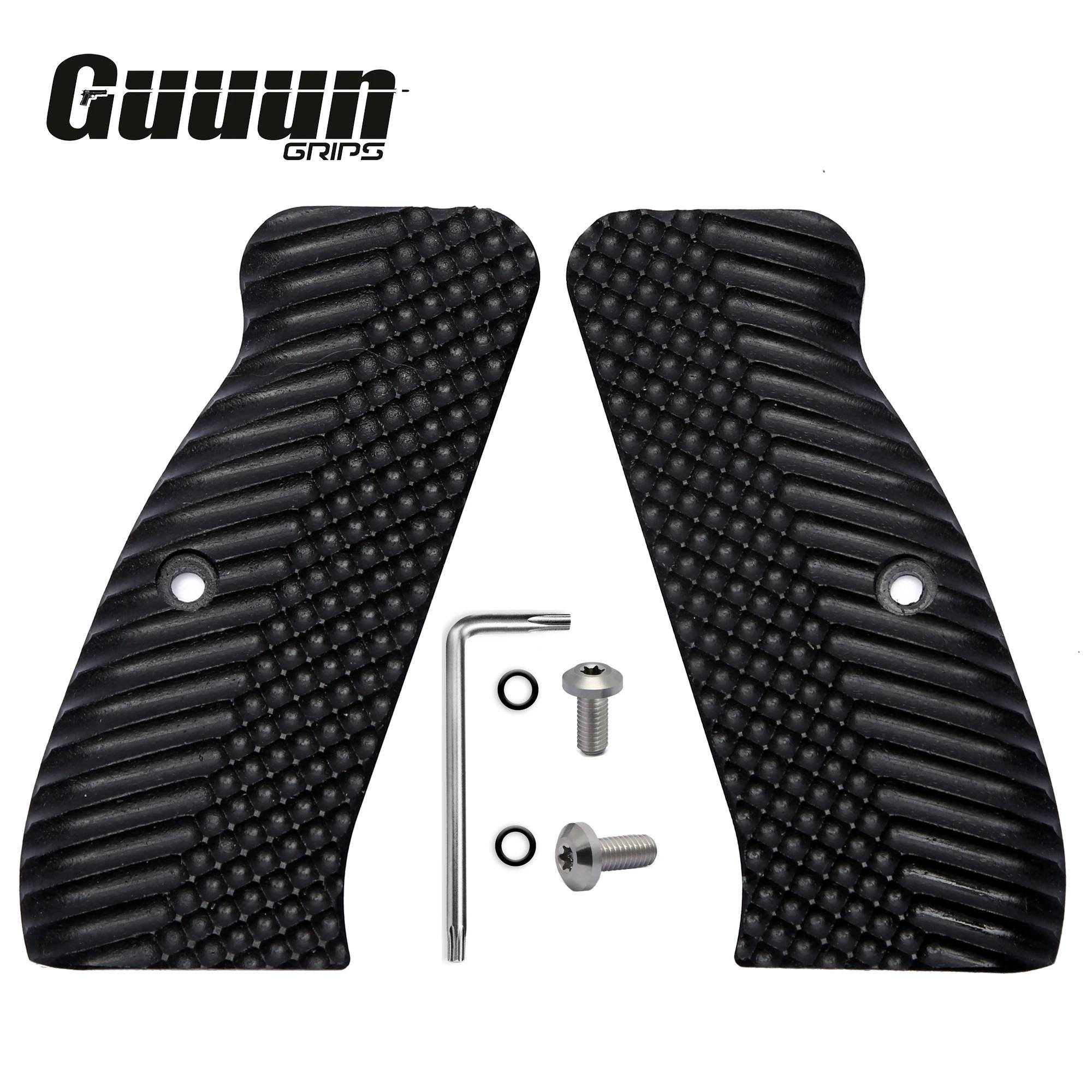 Guuun G10 CZ 75 Poignées pour SP-01 CZ pleine grandeur OPS DulBergamo 8 options de documents