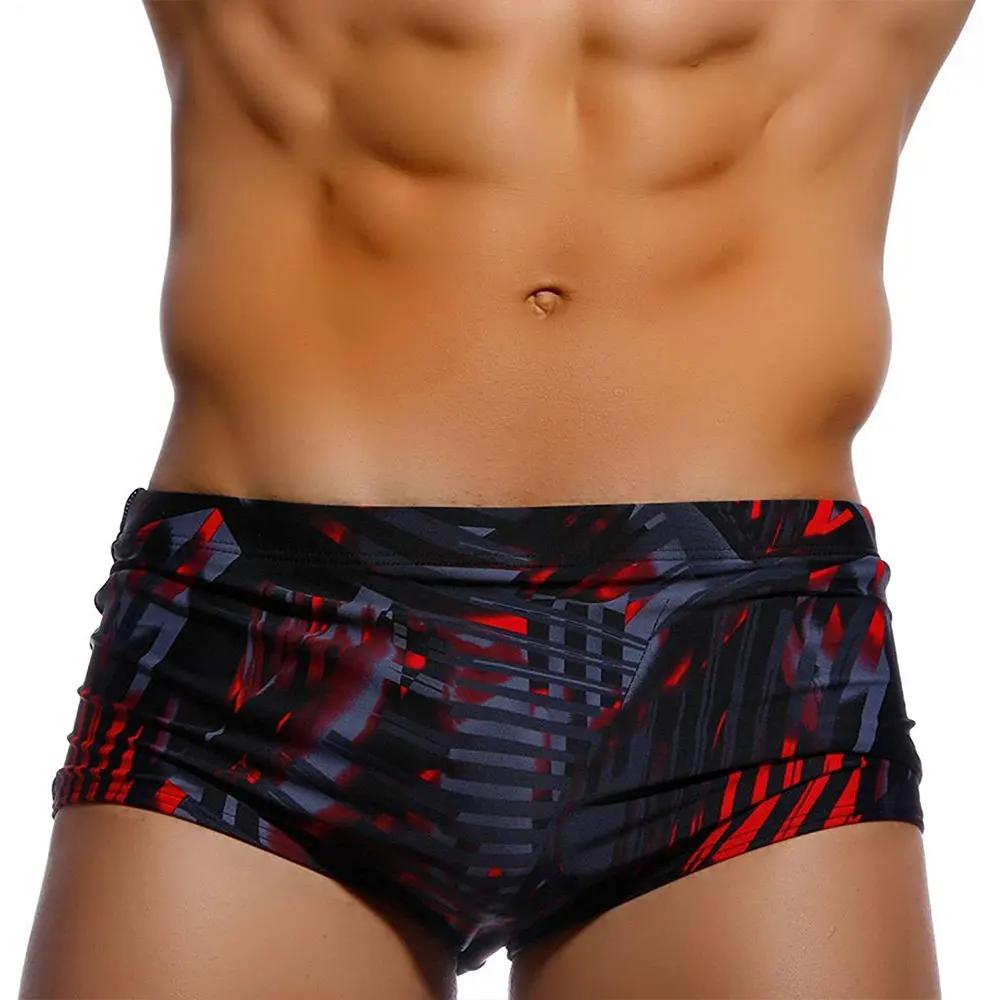 Maillot de bain homme push-up multicolore UXH - Boxer respirant sexy pour plage et natation