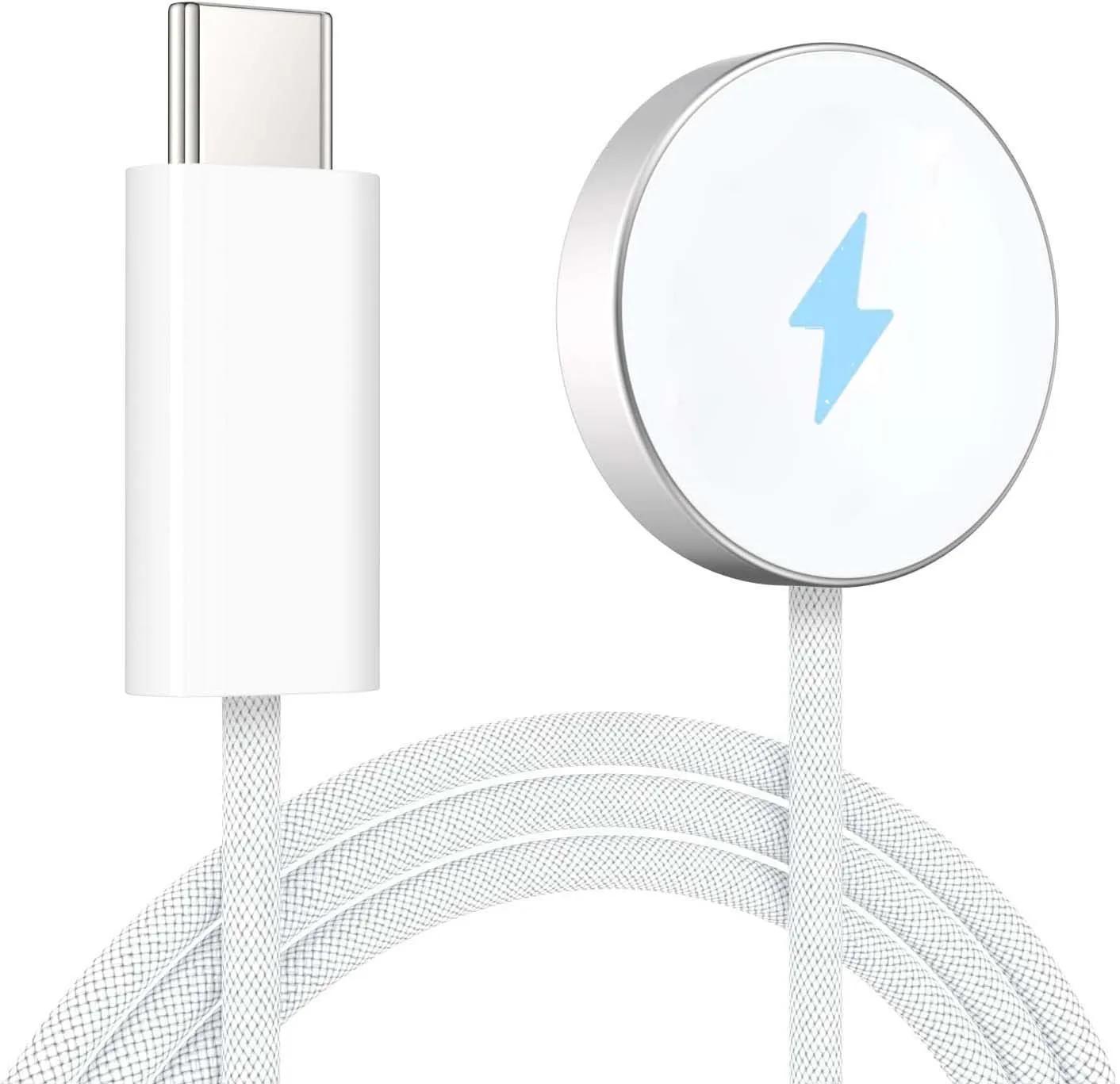 Cordon de chargeur USB C Compatible pour Apple Watch câble de chargement de montre magnétique Compat