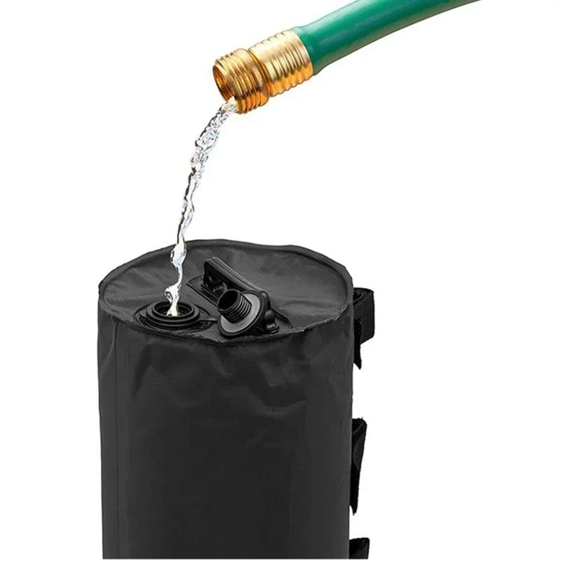 Sac de poids d'eau CanAmendments, 10kg, rapDuty, poids de jambe de sac d'eau, tente extérieure, noir