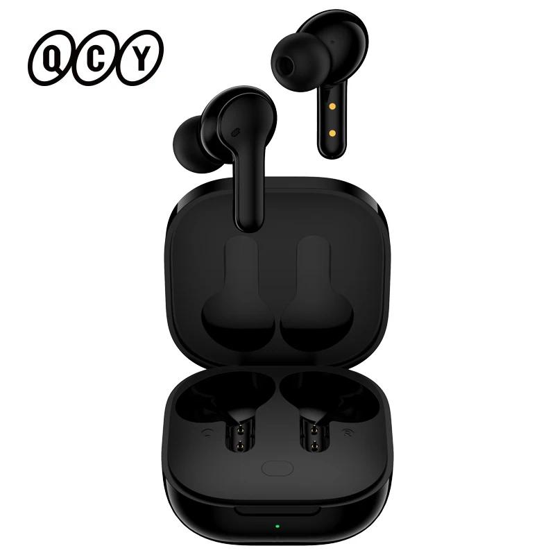 QCY – écouteurs sans fil Bluetooth T13 TWS, oreillettes HIFI, 4 Microphones, casque d'appel ENC HD, 