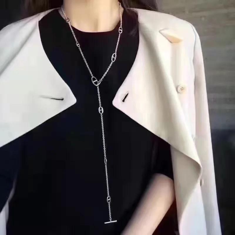 Vente flash : collier couple en acier inoxydable, bracelet multi-couches multifonctionnel et tendanc