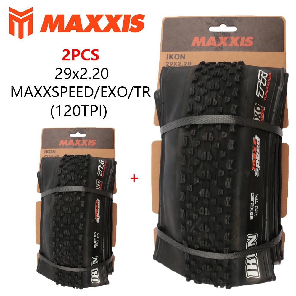 2 pièces MAXXIS IKON pneu de VTT d'origine 26 29 pliant Anti-crevaison Tubeless XC pneu de vélo tout