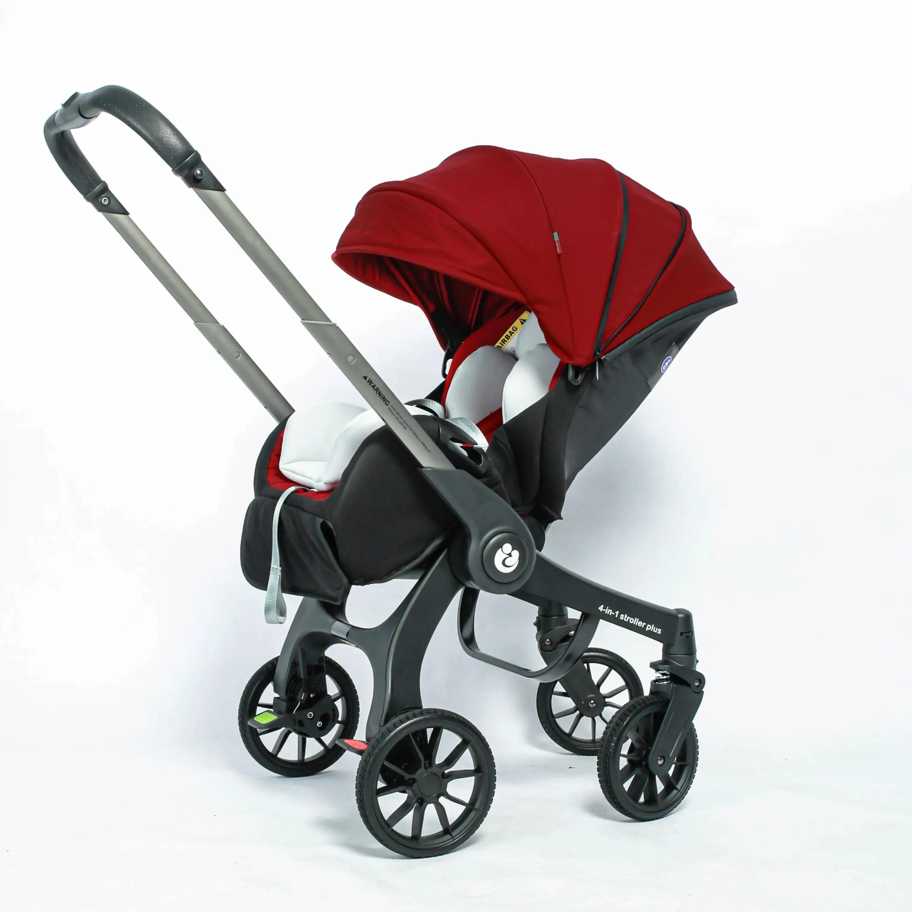 STOCK ue 4in1 bébé poussette bidirectionnelle multifonctionnelle nouveau-né bébé poussette 3in1 plia