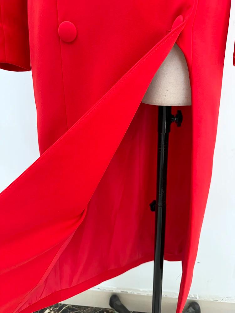 HIGH STREET Nouvelle Collection 2026 Manteau Long Trench à Col Montant pour Femme, Modèle Designer