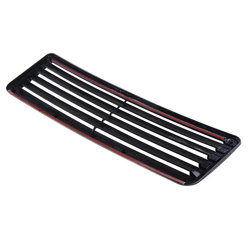 1 pièces noir/Fiber de carbone universel voiture débit d'air cuillère d'admission capot décoratif Ve