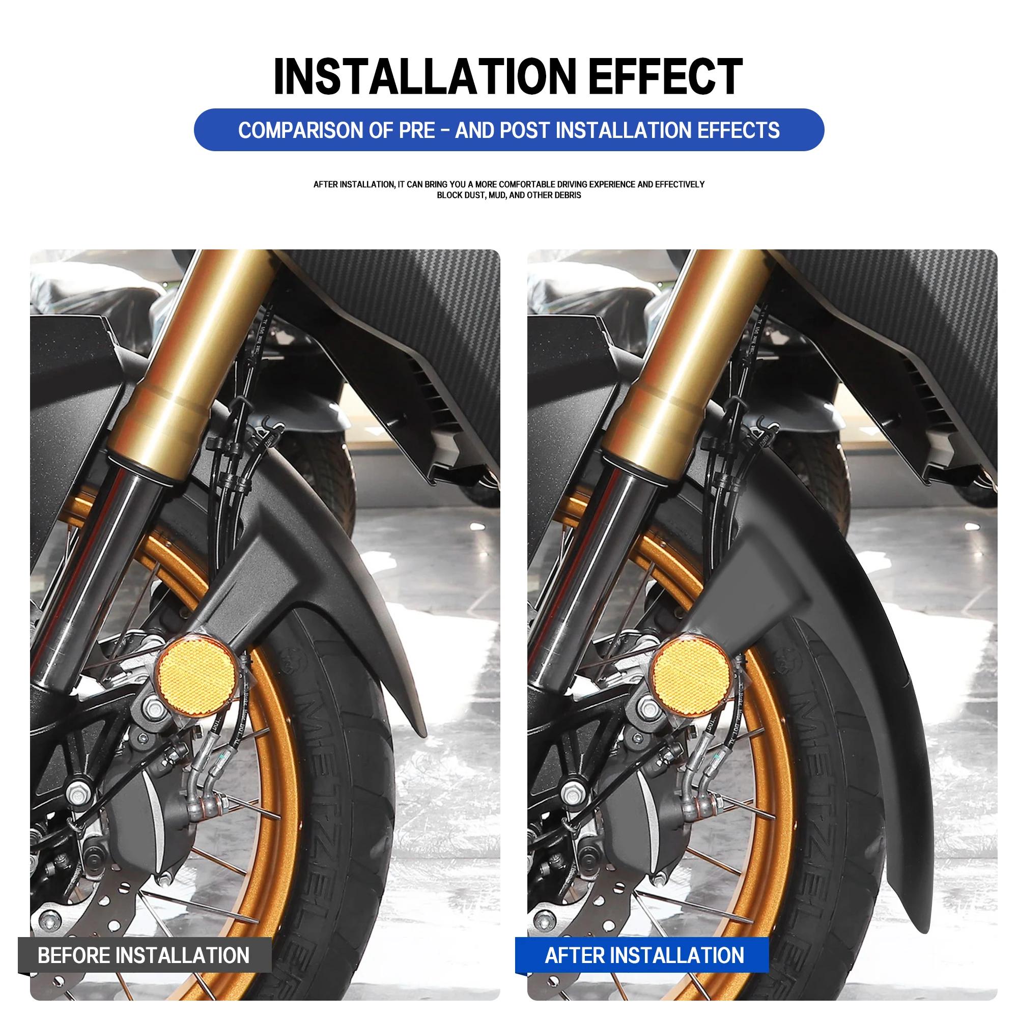Pour LONCIN VOGE 625DSX 525DSX DS525X DS625X moto avant garde-boue Extension garde-boue garde-boue p