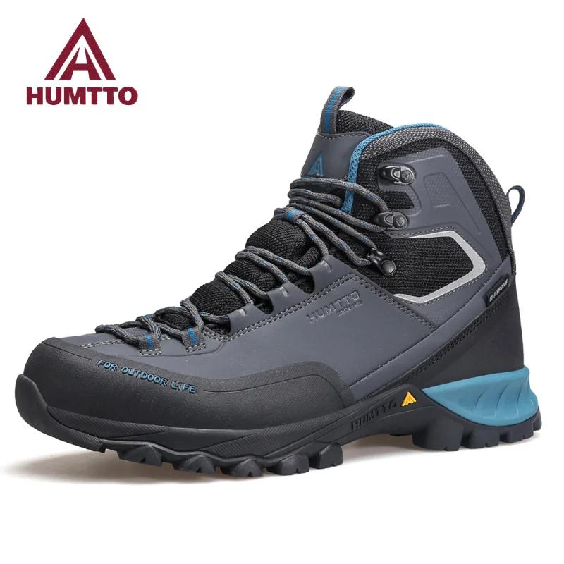 HUMTTO-Chaussures de randonnée imperméables pour hommes, bottes de trekking en plein air, baskets d'