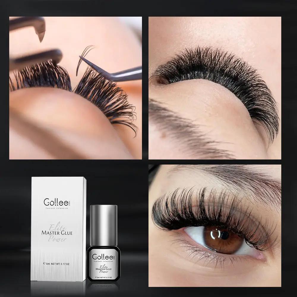 Gollee – colle 0.5s à séchage rapide pour Extension de cils, fournitures adhésives pour faux-cils à 
