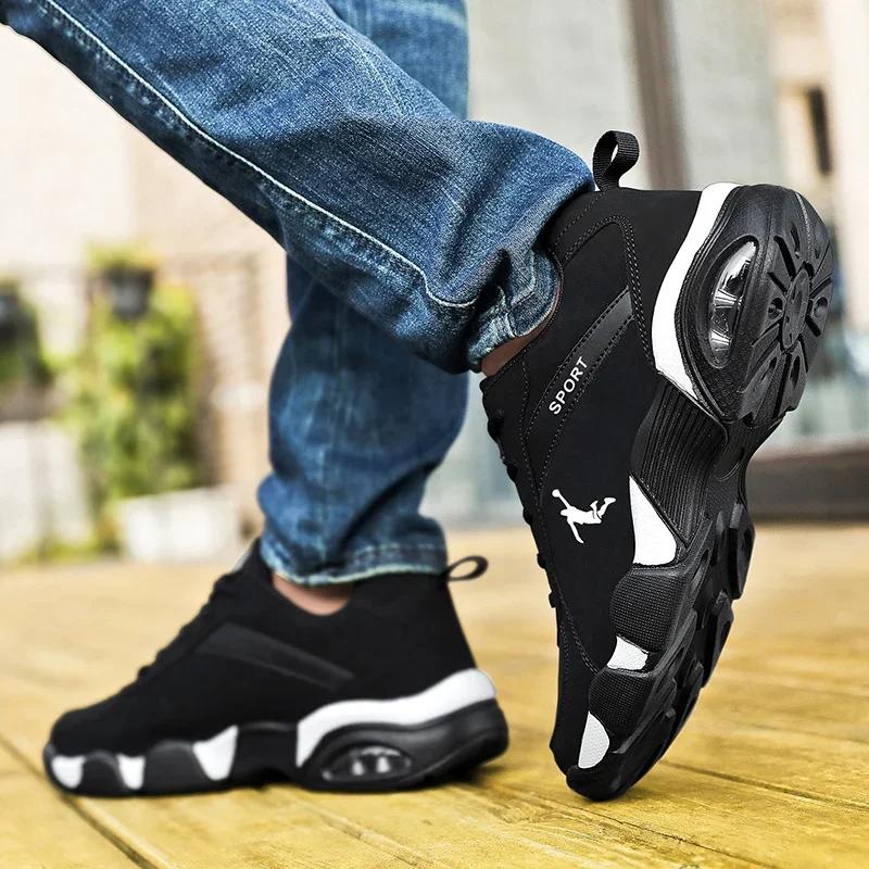 Mode hommes chaussures de course professionnelles baskets légères et respirantes à lacets chaussures