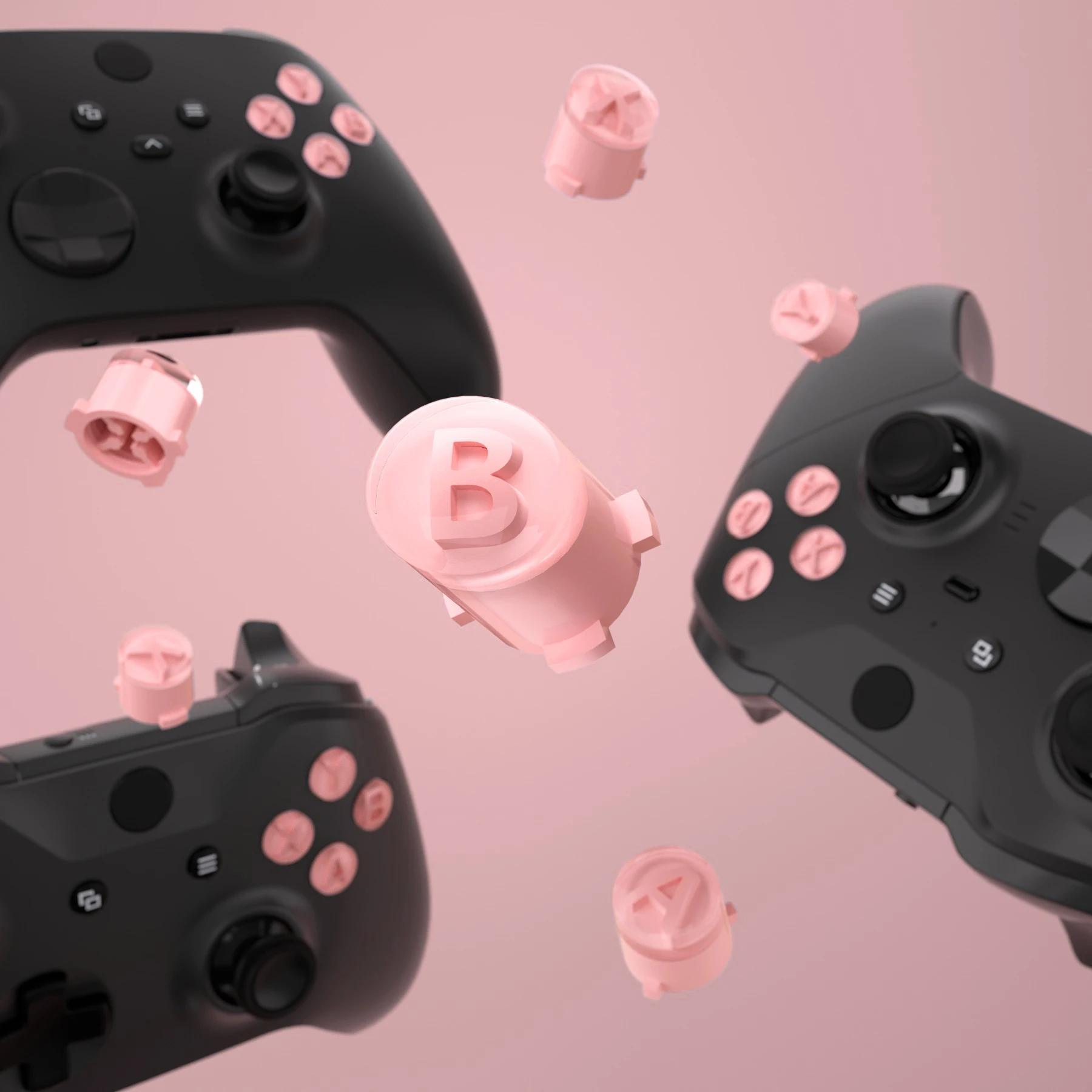 EXtremeRate-Remplacement des boutons ABXY, 3 tons, classique, attention ols, manette sans fil Xbox C