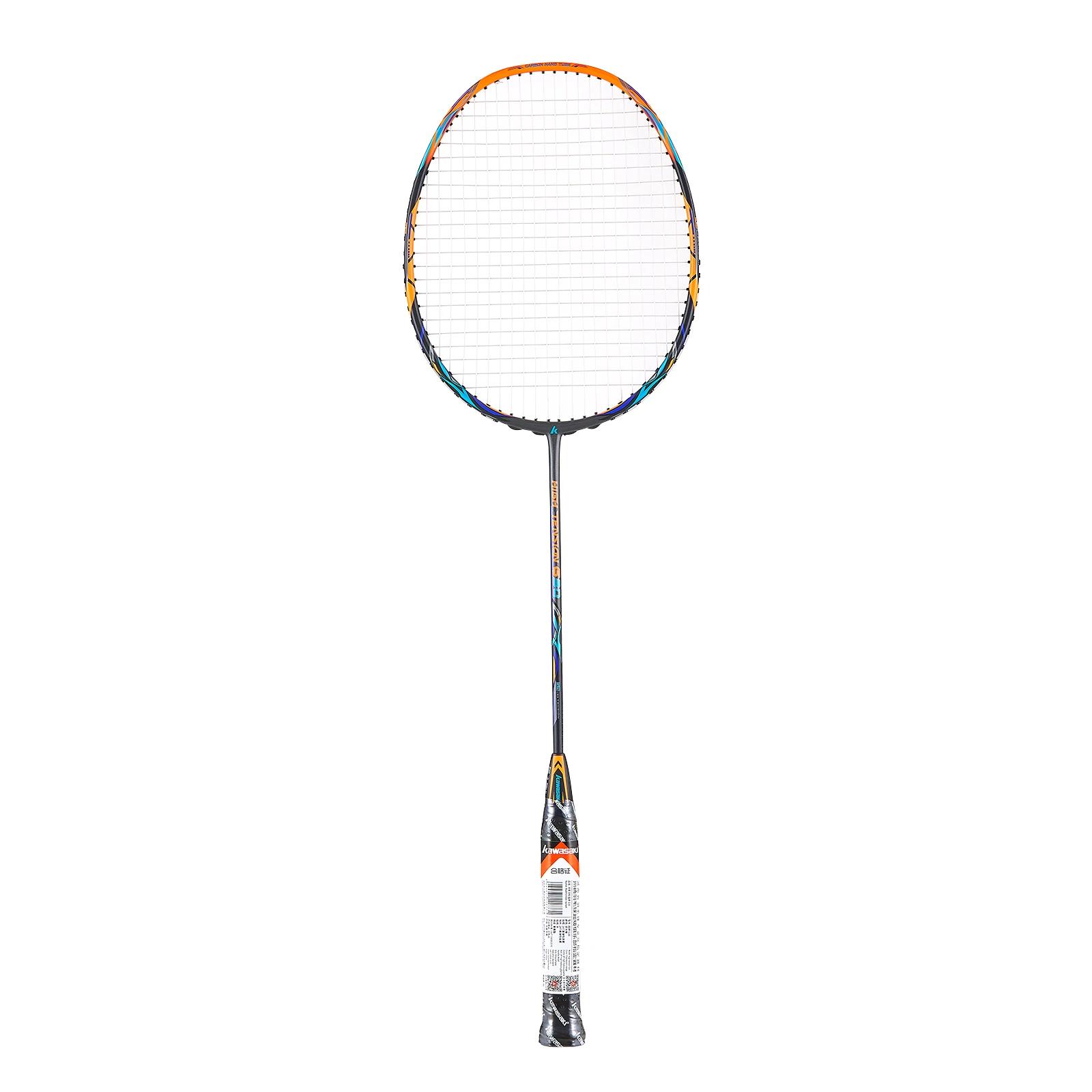 Raquette de badminton Kawasaki nouvelle raquette de badminton professionnelle haute tension 35LBS 10