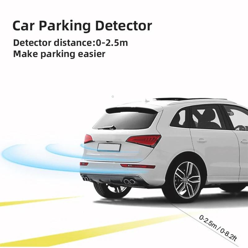 Kit de capteurs de stationnement pour voiture, écran LCD Parktronic, système de surveillance Radar d