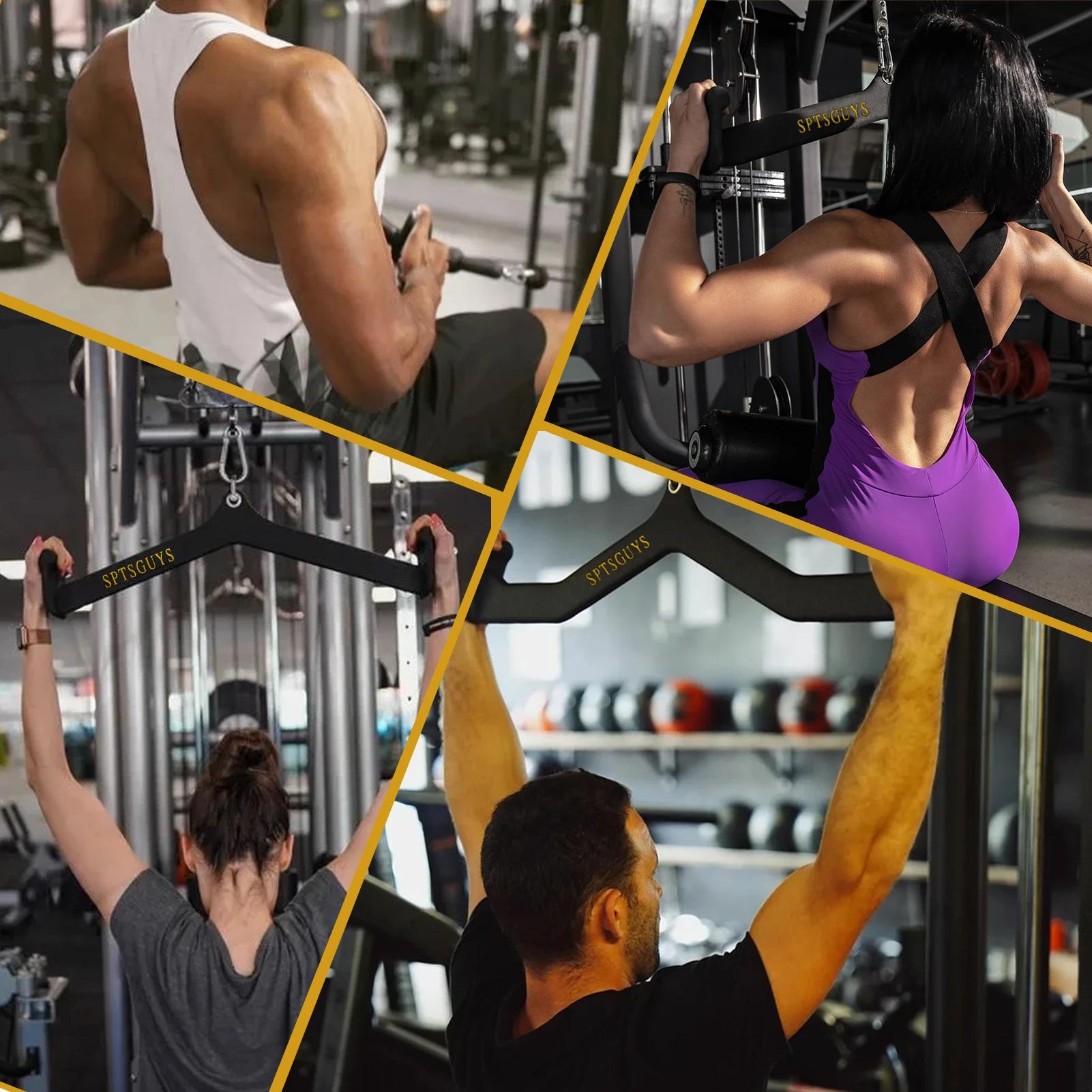 LAT Pulldown rib Down Bar, Fitness à domicile, Accessoires pour système de poulie à câble, Machine, 