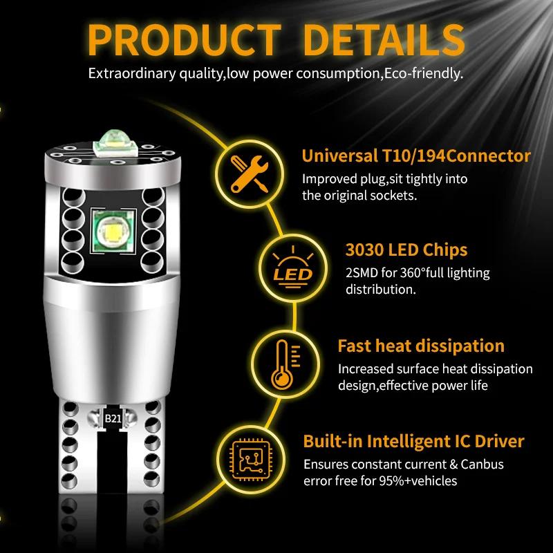 Accessoires de feux de stationnement LED, lampe de dégagement pour Peugeot 807 2002-2010, pour Merce