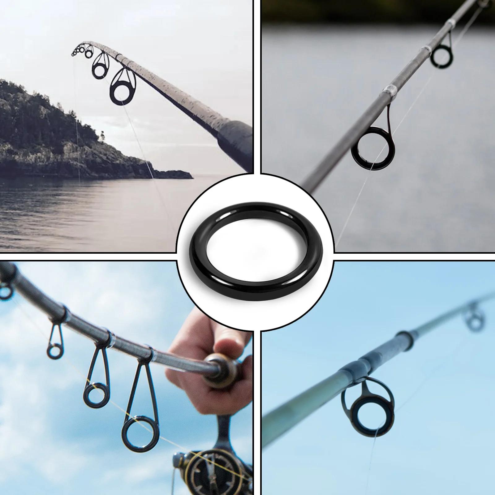 Kit de réparation de canne à pêche, 26 pièces, anneau de guidage en céramique résistant à l'usure, K