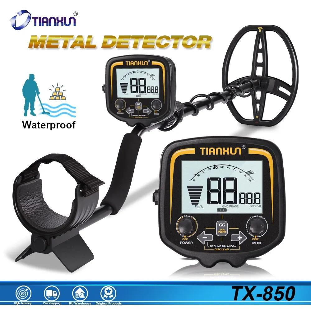 TX-850 Détecteur de Métaux EDF Professionnel Profondeur 2.5m Scanner Recherche Finder Or Détecteur W