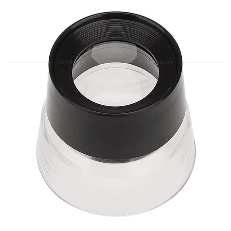 Loupe optique haute définition cylindrique 10X 30Mm, pour la lecture de livres, bijoux, Textile d'id