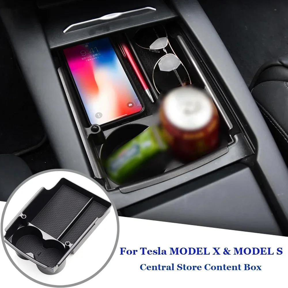 Boîte de rangement pour accoudoir de Console centrale de voiture, organisateur de plateau, tapis ant