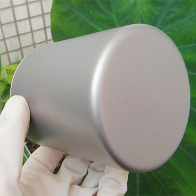 Keth – tasse à Double paroi en titane de 300ml, avec couvercle, Anti-acide, sans échelle, verres pou