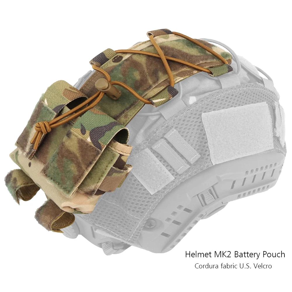 Pochette de batterie pour casque tactique MK2, sac de contrepoids pour casque M-LOK, militaire Airso