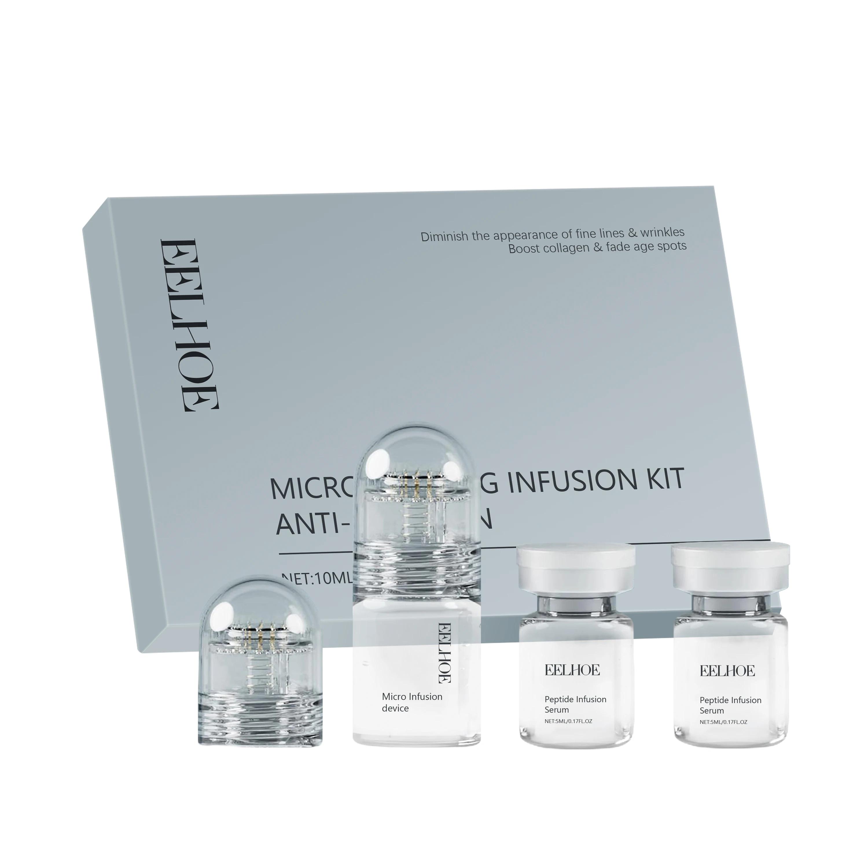 Kit Facial à l'Acide Hyaluronique : Sérum Hydratant, Rouleau Applicateur, Soin Raffermissant Délicat
