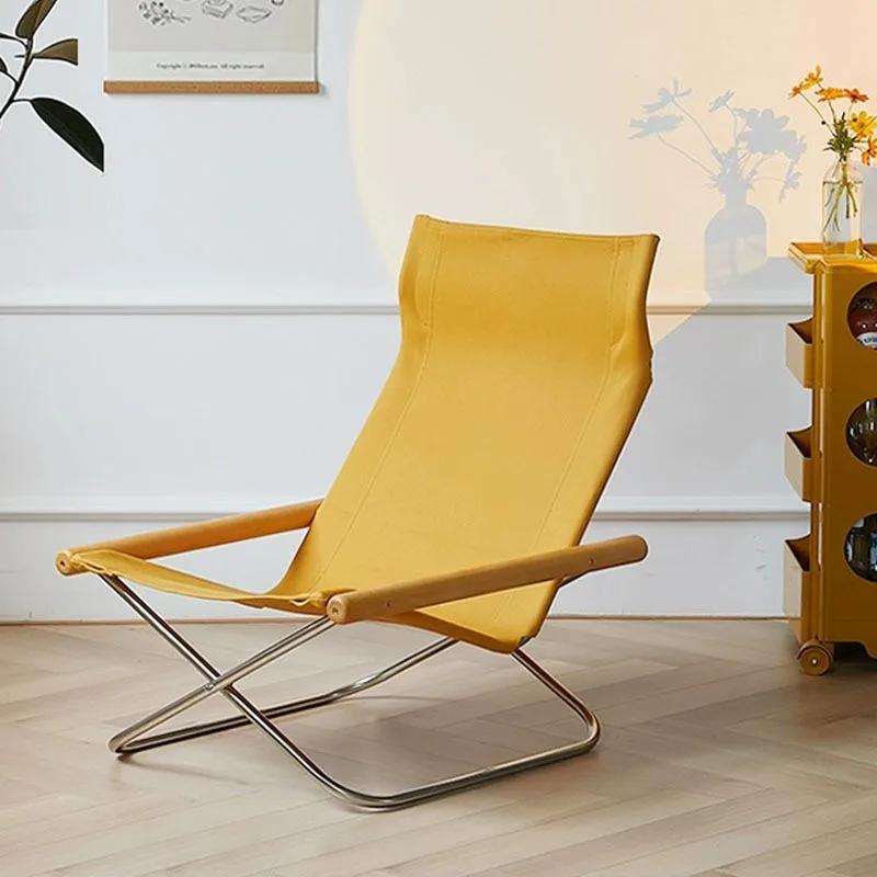 Canapé japonais en toile simple, chaise longue, chaise pliante, chaise de plage, balcon, loisirs ext