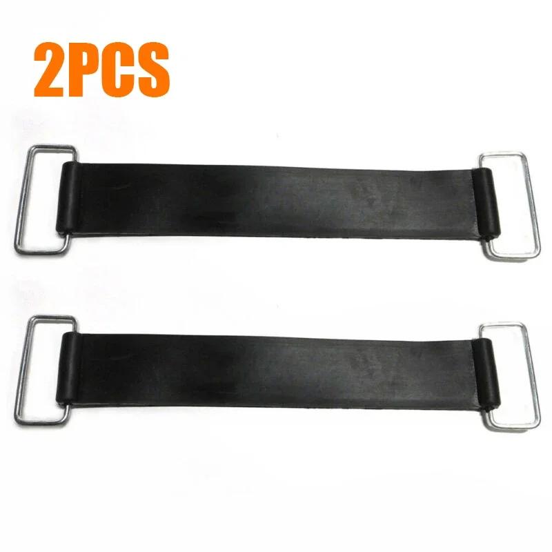 2 pièces ceintures en caoutchouc noir 175*25mm pour motos Tricycles Scooters moto en caoutchouc batt