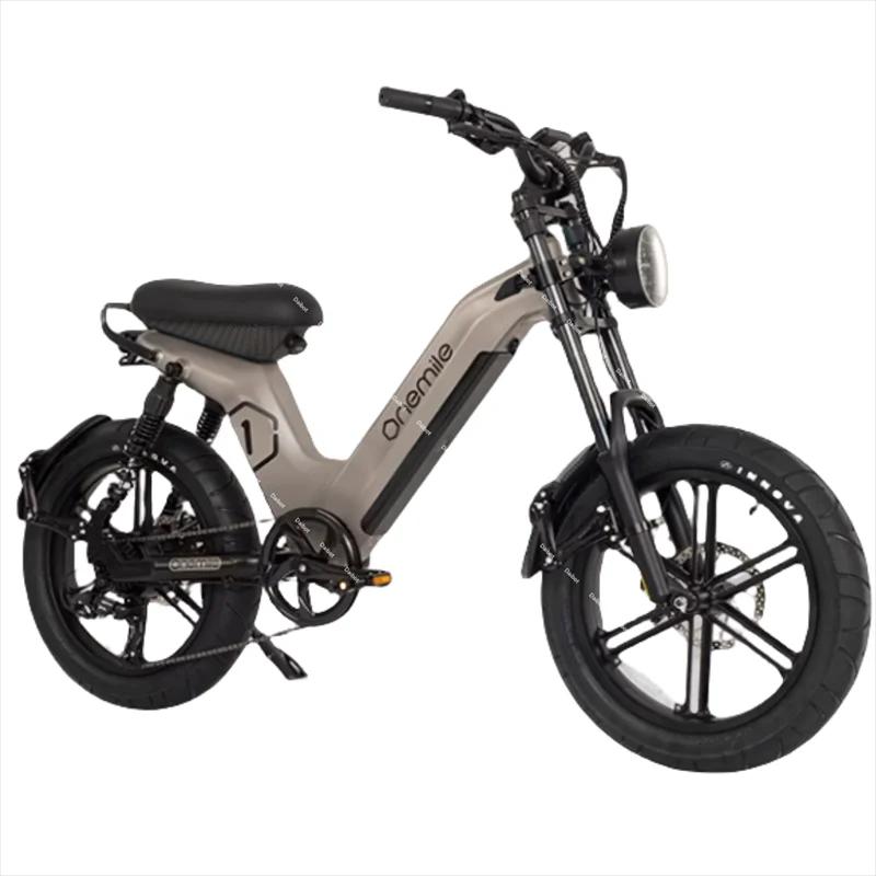 Fatbike – vélo électrique 2024, batterie détachable, 400w, 48v, 20 pouces, longue Distance, avec Blu