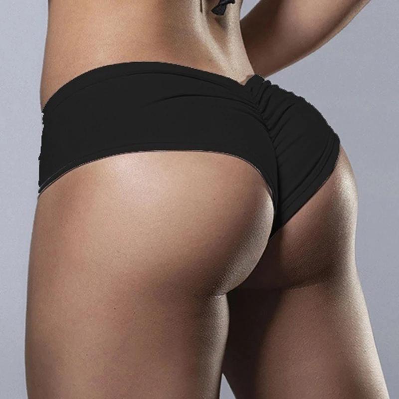 Short de Sport taille haute pour femmes, butin d'été élastique, Sexy dames, Short d'entraînement en 
