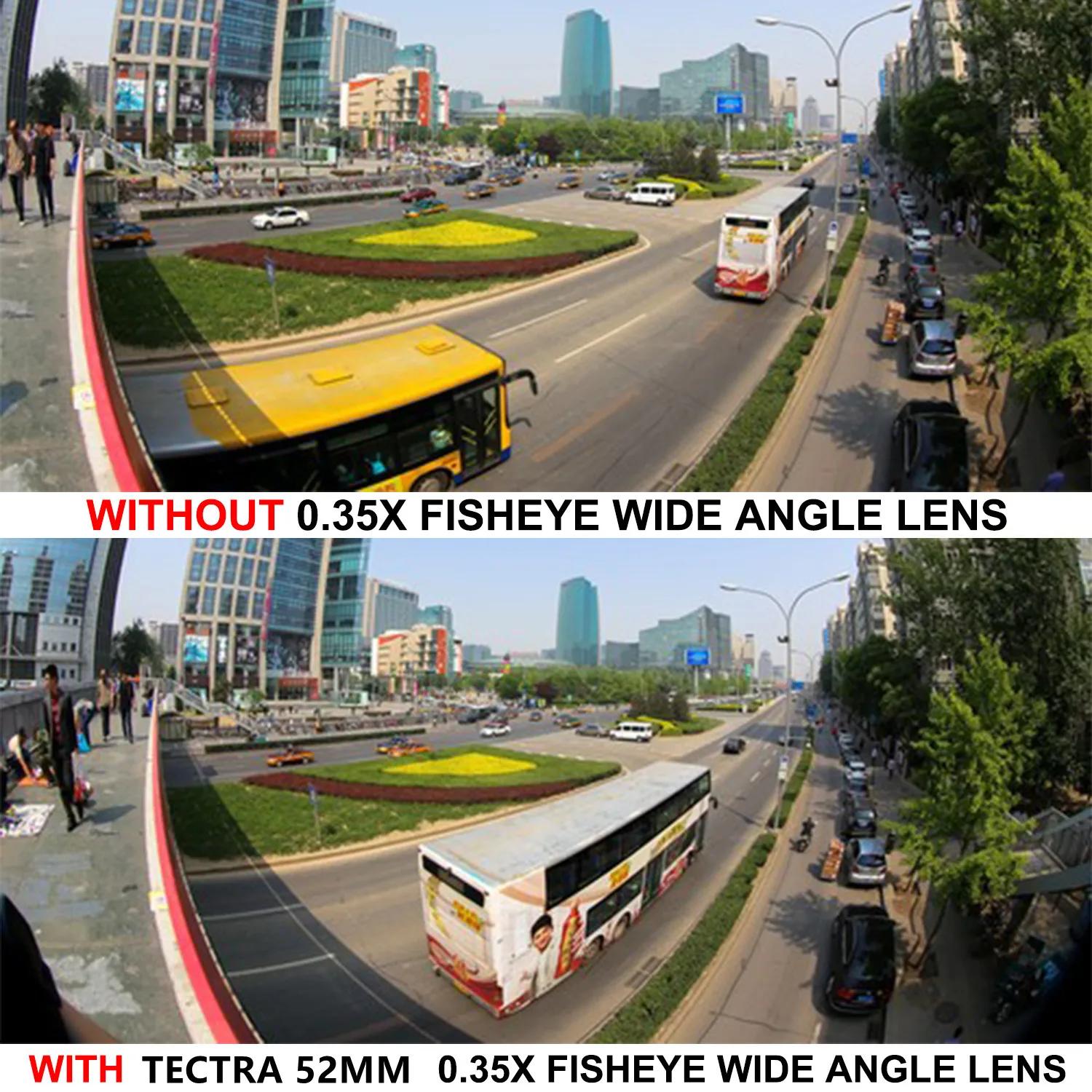 Hisewen 52MM 0.35x Fisheye Nikon objectif grand Angle pour Nikon D5200 D5100 D3500 D3400 D3300 D3200