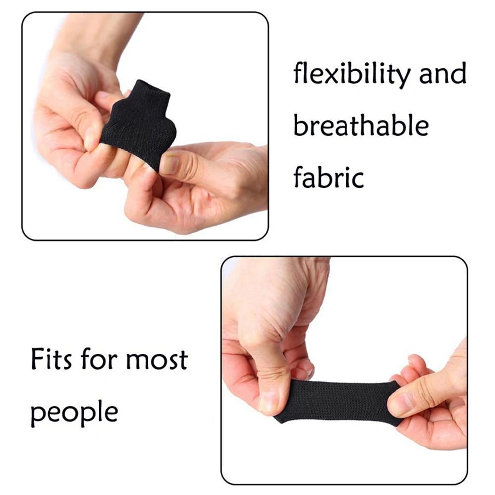 BraceTop-Protège-doigts de sport extensibles, protection des doigts, soutien arthritique, basket-bal