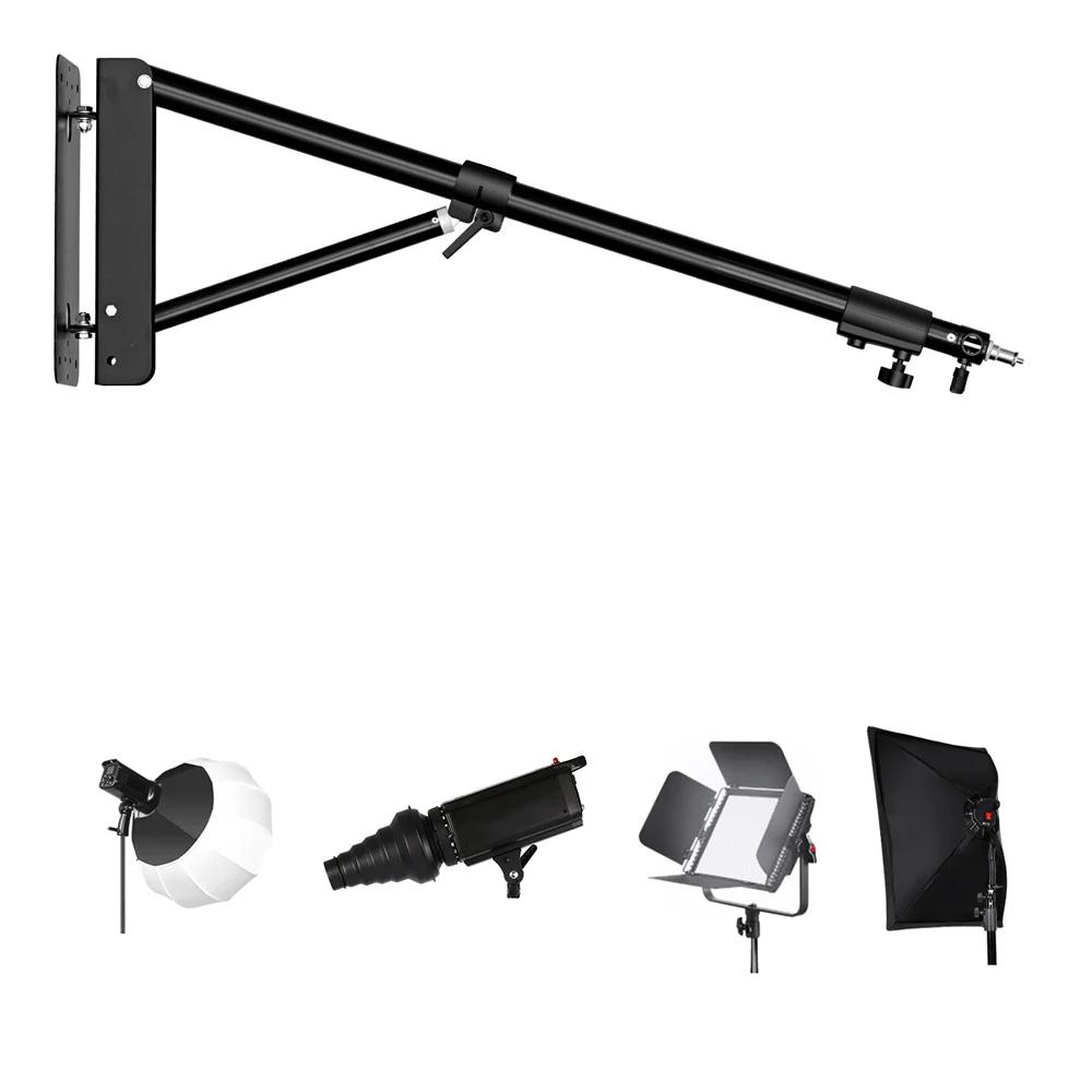 Bras de flèche mural pour Studio de photographie, lumières stroboscopiques vidéo, longueur maximale 