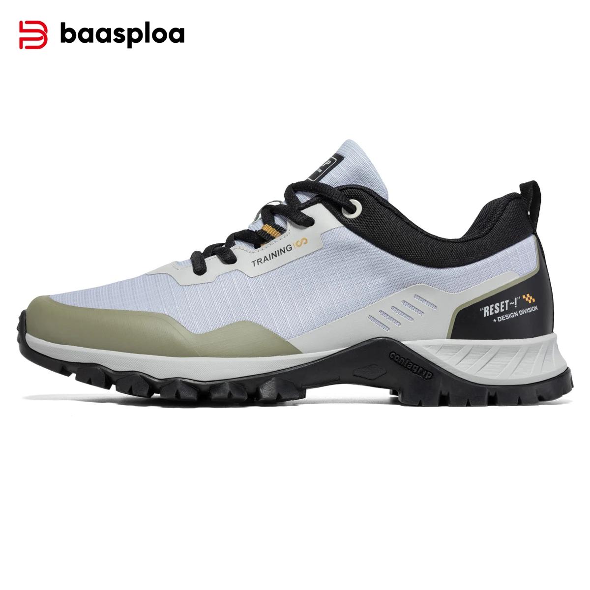 Baasploa-Chaussures de randonnée légères et imperméables pour hommes, baskets coordonnantes pour hom