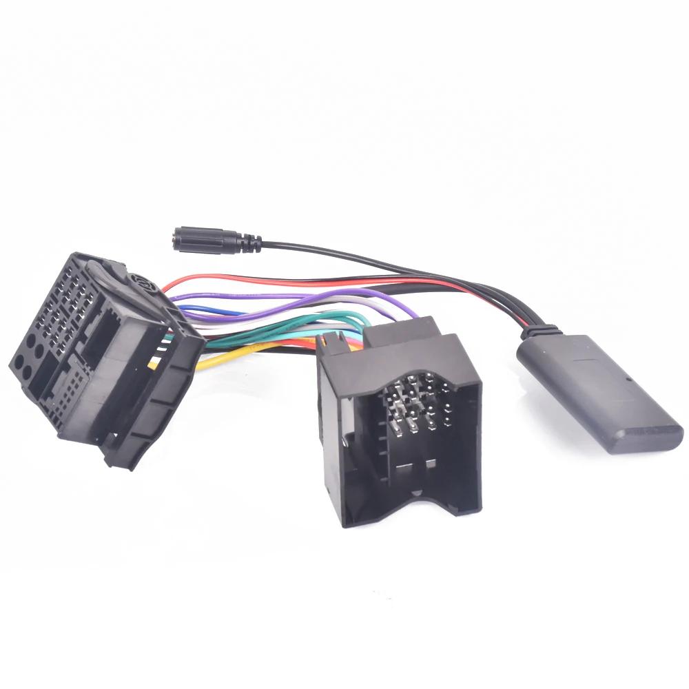Adaptateur de musique AUX-in Bluetooth 5.0, câble de harnais MP3, Microphone pour FORD Fusion Fiesta