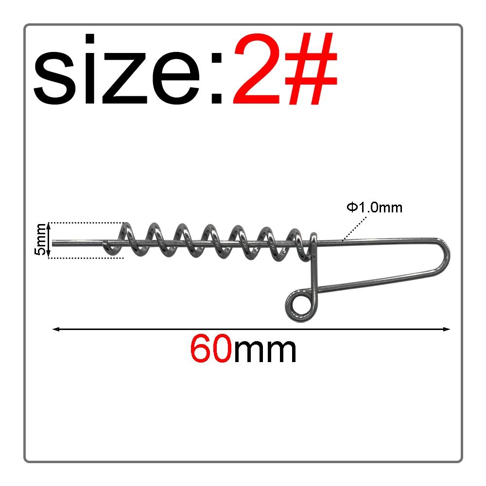 Spinpoler – vis peu profonde, accessoires de pêche pour leurre souple, broche de crochet de 45mm/60m