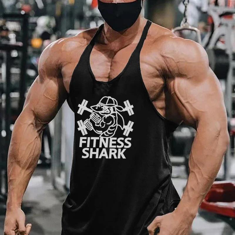 Débardeur homme été coton respirant dos Y musculation sport entraînement sans manches