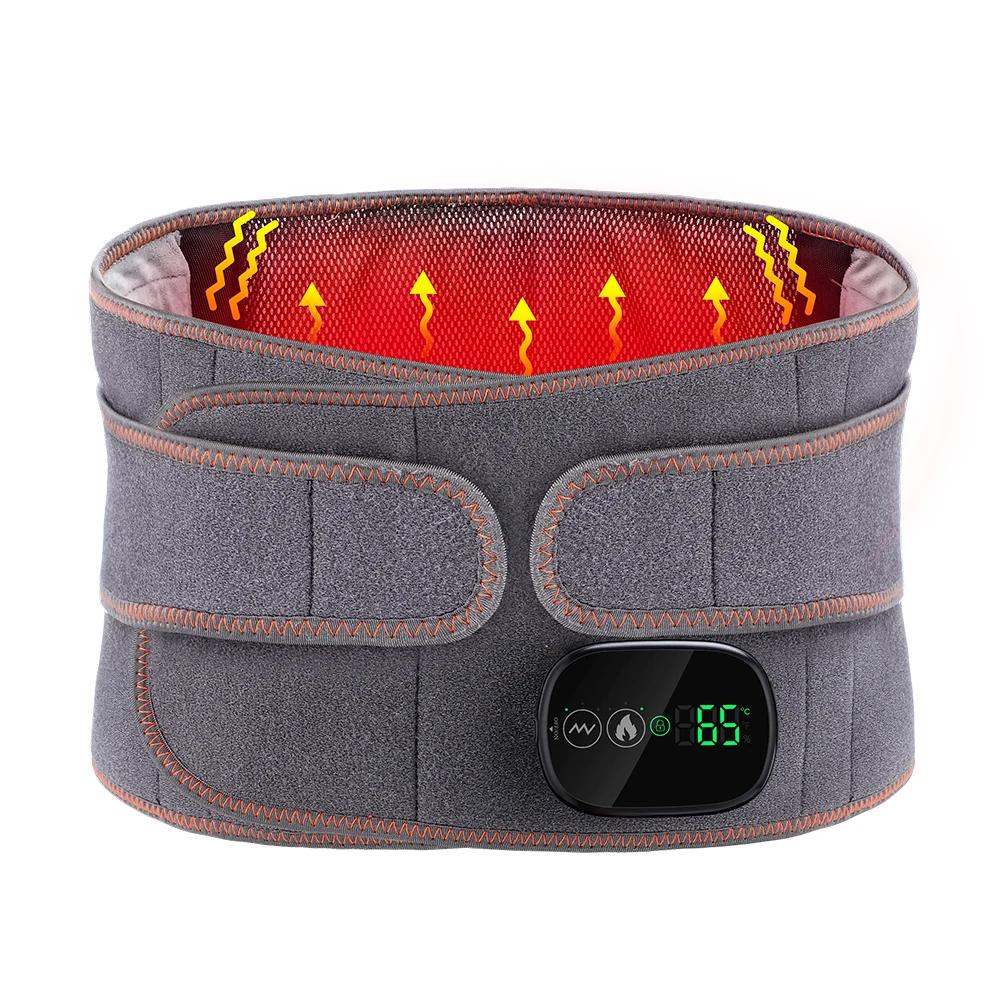 Ceinture chauffante électrique, masseur de taille, lumière rouge vibrante, compresse chaude, physiot