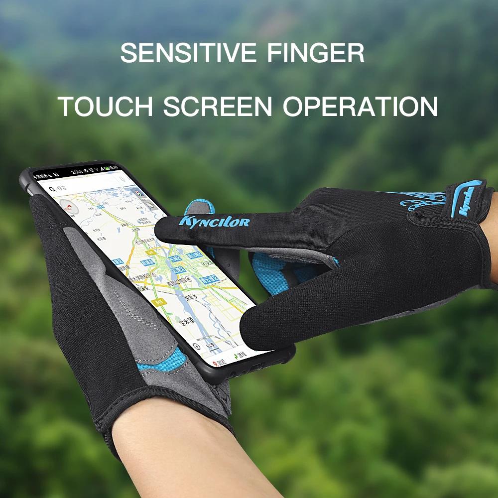 Gants de cyclisme en plein air pour hommes, doigt complet, antichoc, microcarence, degré d'usure, re