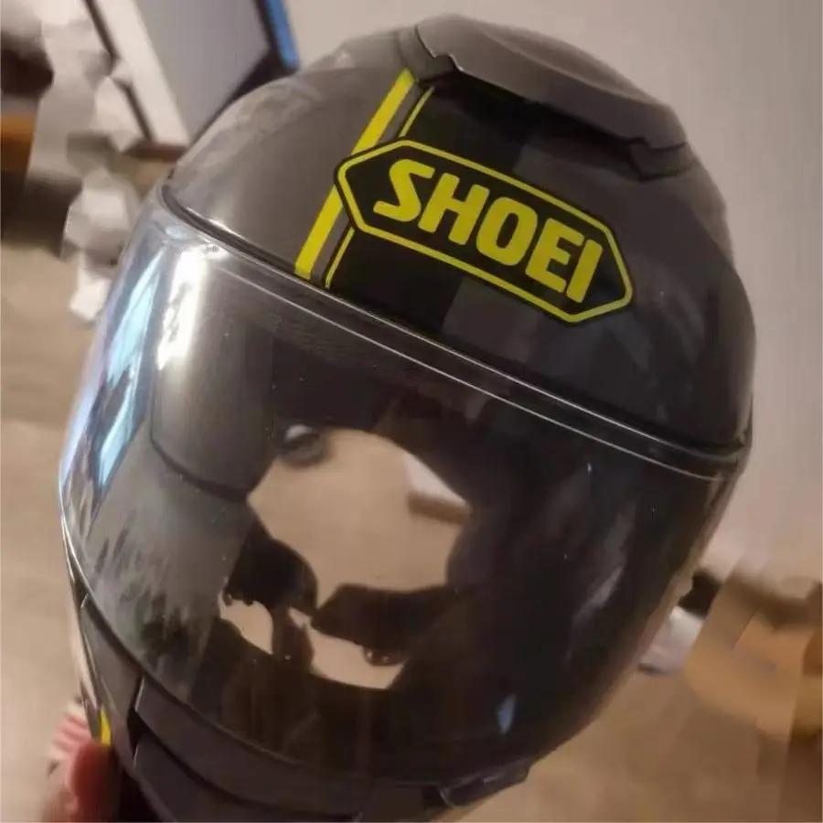 Autocollant de couleur réfléchissante pour casque SHOEI, rénovation de moto, décoration étanche, acc