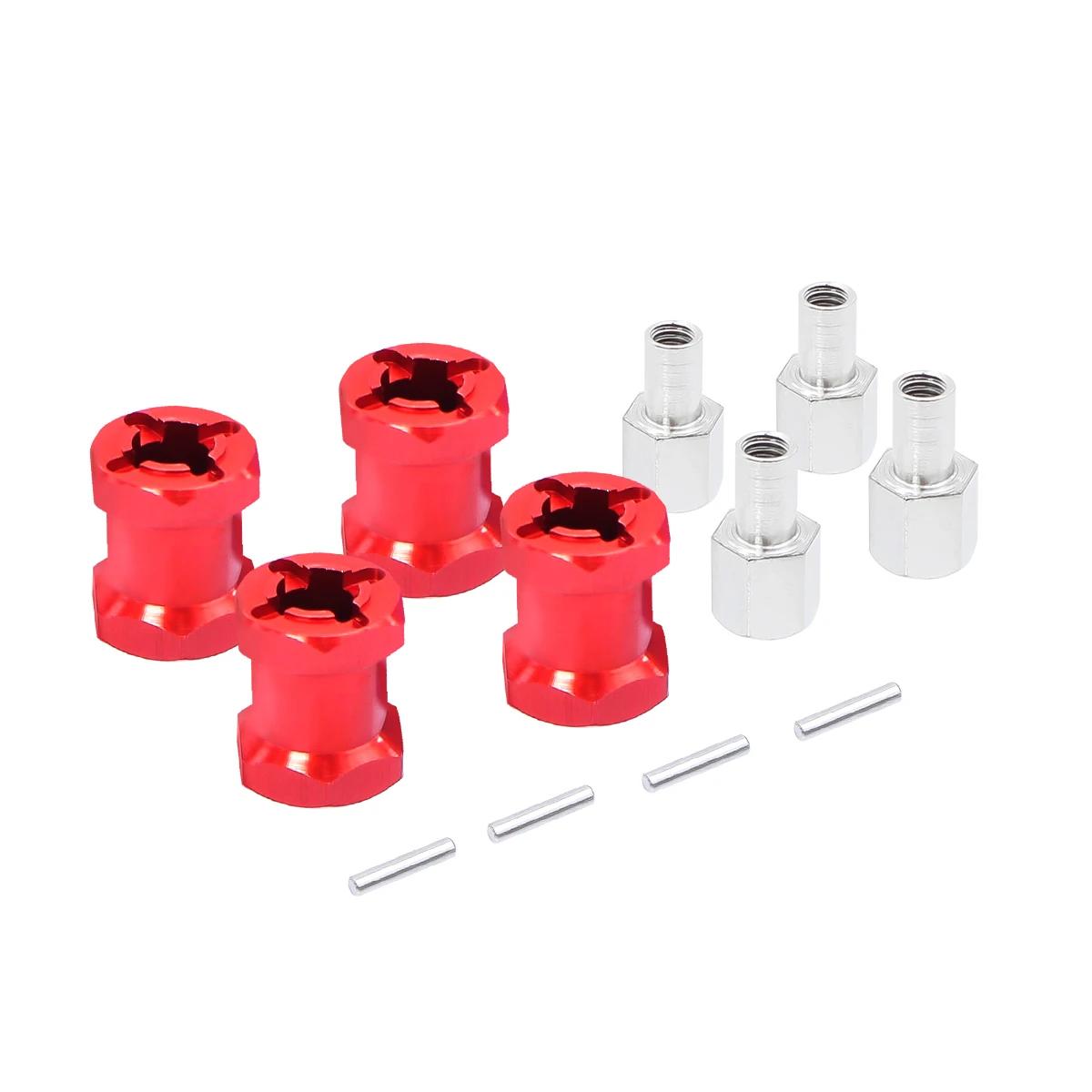Adaptateur d'entraînement de moyeu de roue hexagonale en aluminium SCX10, 12mm, 15/20/25mm, combinat