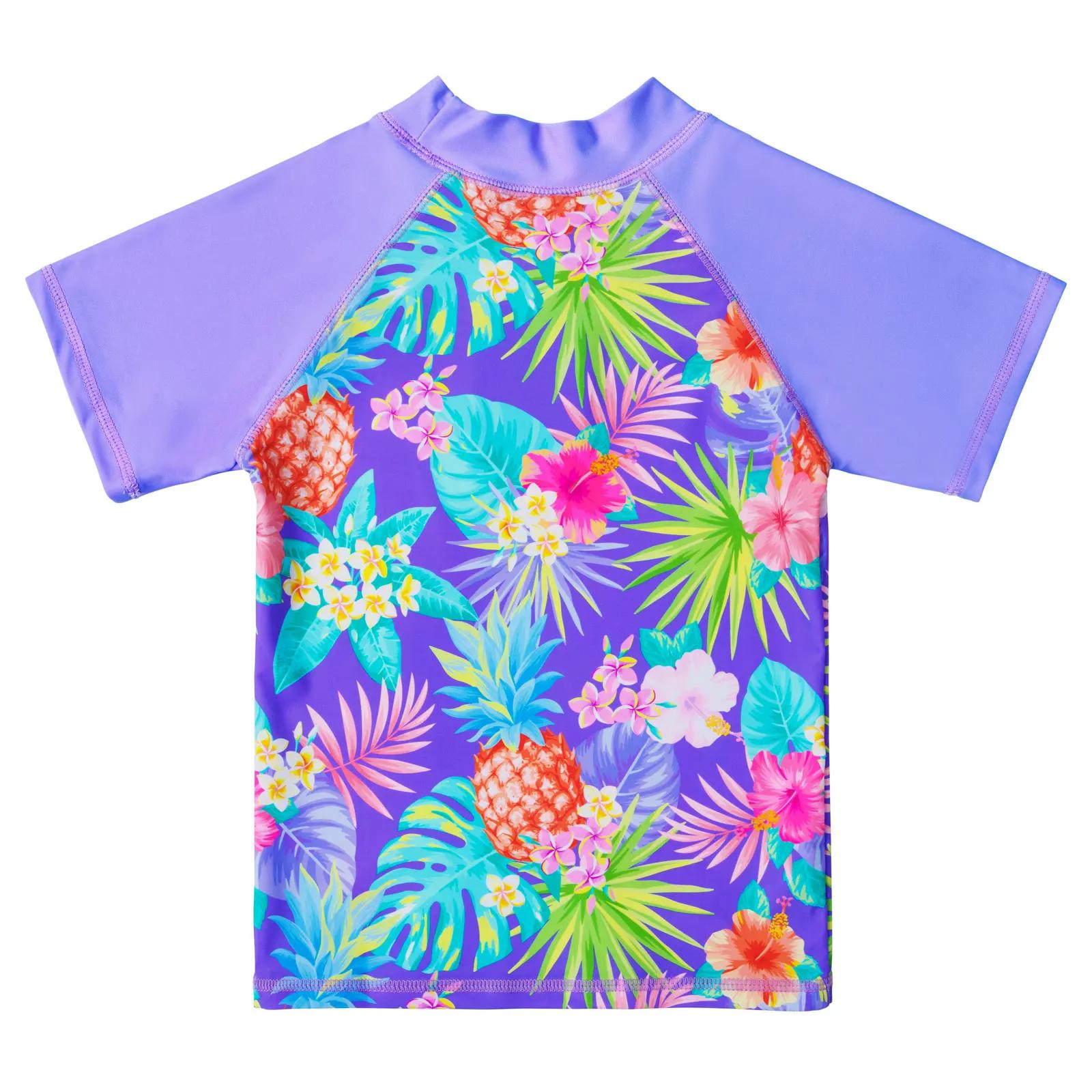 BAOHcorde U-Maillot de bain deux pièces pour adolescents, protection solaire UPF50 +, costume de nat