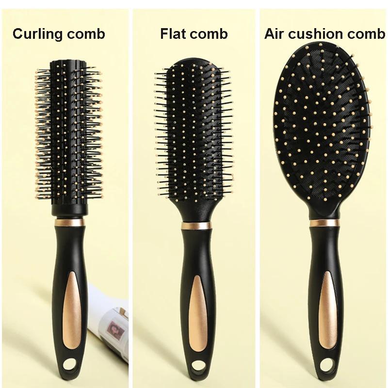Peigne antistatique à airbag, Massage en plastique, brosse à cheveux antistatique, soins pratiques, 