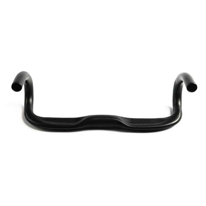 Guidon de vélo de route en aluminium à pignon fixe, barre de direction de vélo de course 31.8/380mm,